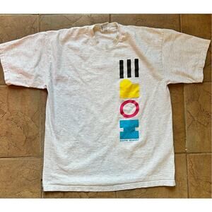 Vintage R.I. Hope Graphic T-Shirt Bayside Heavyweight XL USA Made